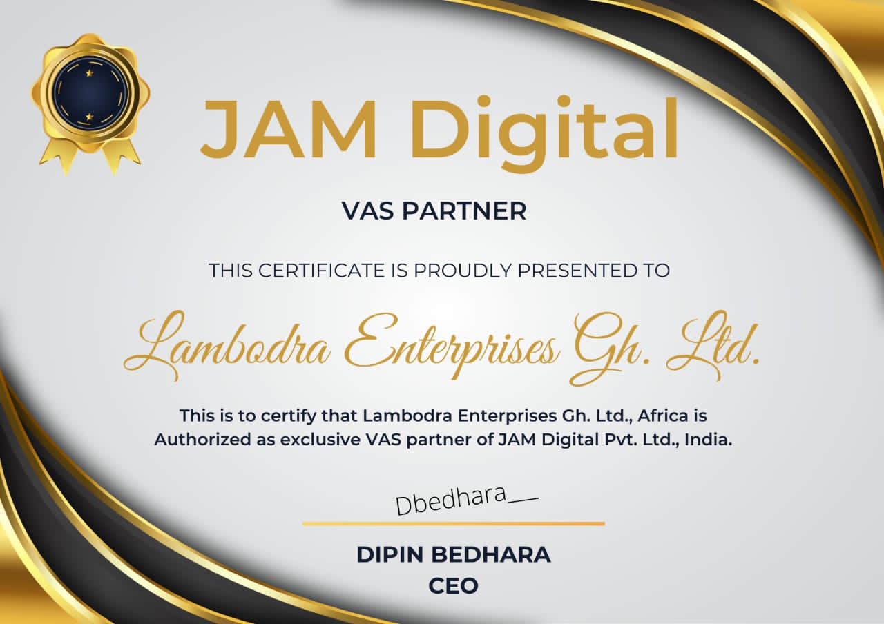 Lambodra group - Award wining Certificate 1