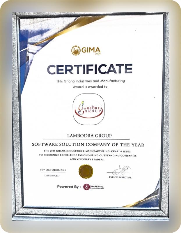 Ghana Industries and Manufacturing Award | Oct 2024